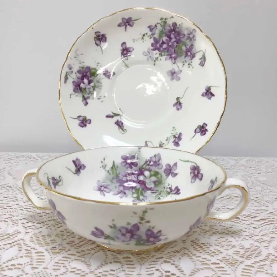 ハマースレイ　バイオレット　スープカップ　② ハマースレイ バイオレット スープカップ ② ハマースレイ